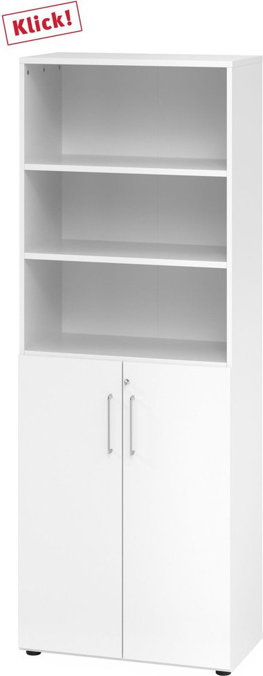 Thumbnail - BETA 9 | Kombischrank mit Türen | 6 OH - Weiß