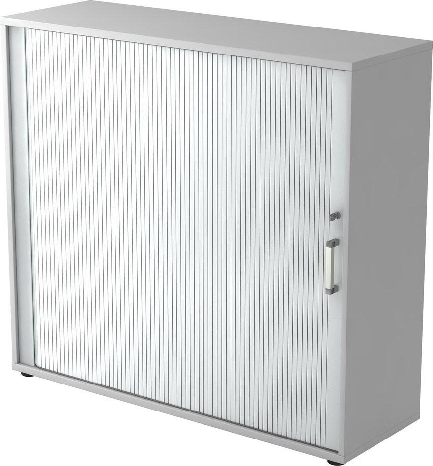 BETA 1733S | Rollladenschrank | 3 OH - Grau Chromgriff Metall