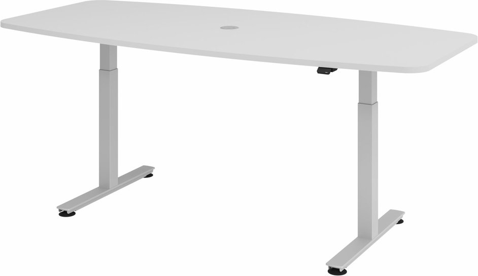 XMST 22 S | Schreibtisch - Grau 220 x 103 elektrisch höhenverstellbar