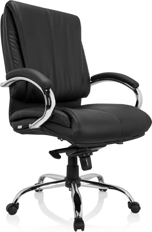 XXL H 100 | Kunstleder - XXL Drehstuhl Schwarz