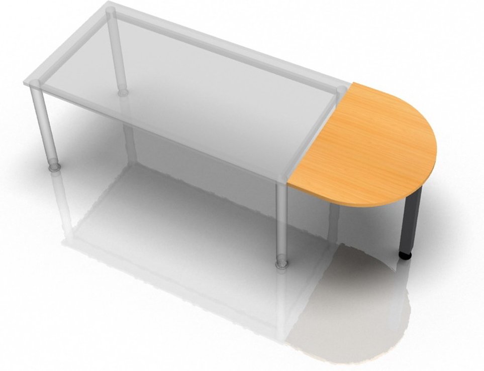 RA60 G - Ansatztisch 60x80 Buche