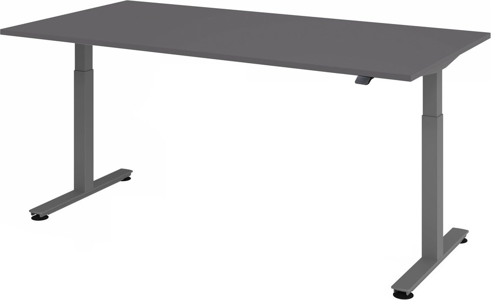 XMST 2E G | 200x100 | Schreibtisch elektrisch höhenverstellbar - 200 x 100 elektrisch höhenverstellbar Graphit