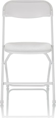 TUDELA XXL W | Belastbar bis 190 kg - Outdoor Stuhl Weiß