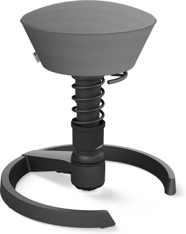 AERIS SWOPPER AIR MIT GLEITER - Swopper Low Grau Gestell Schwarz Mesh-Gewebe AIR