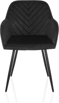 CHARVELLE - Esszimmerstuhl Schwarz
