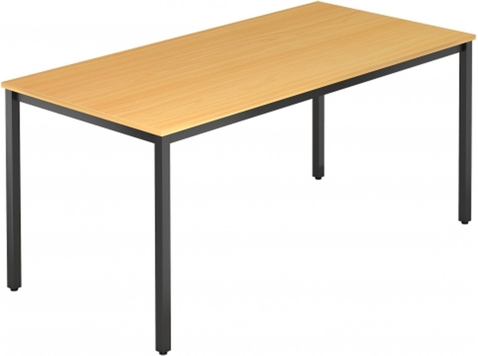 Thumbnail - DORAN DQ16 D | 160x80 | Schwarz - Buche 160 x 80 mit Vierkant-Rohr/Schwarz