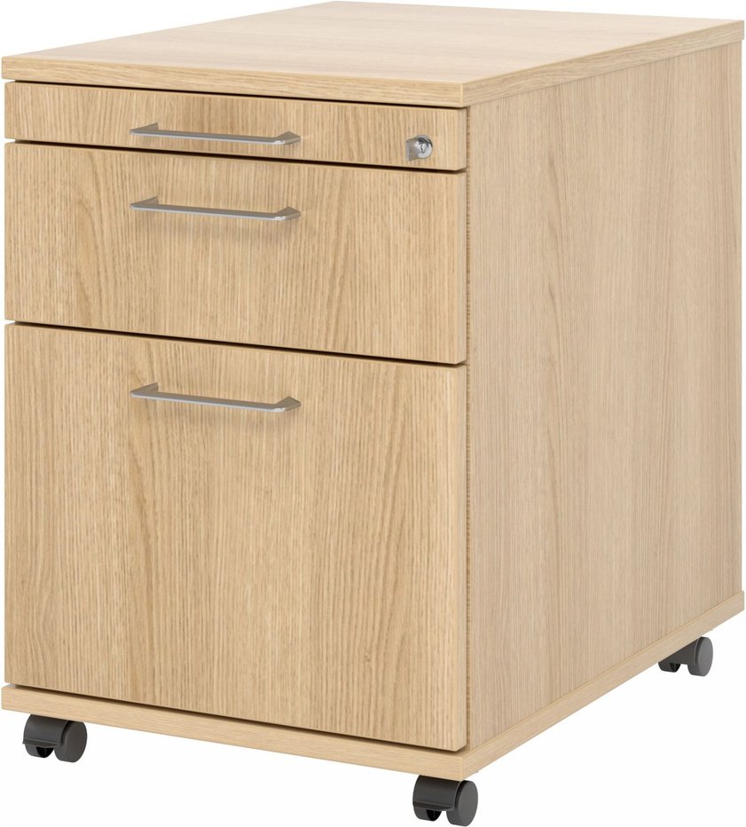 SIGNA AC20 BS - Rollcontainer Eiche Bügelgriff Metall