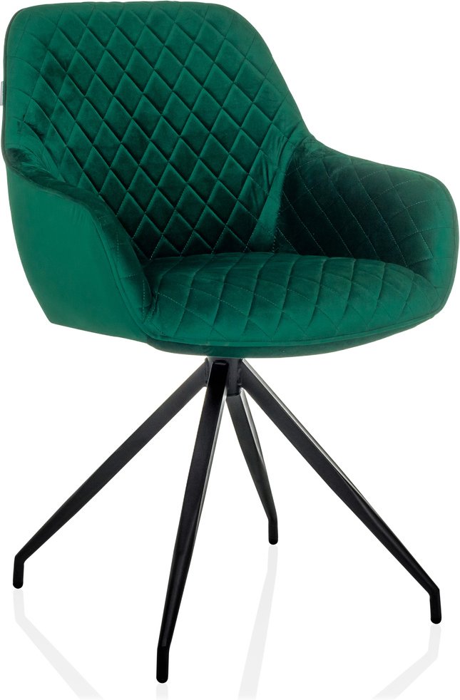 ELVERUM - Polsterstuhl Grün