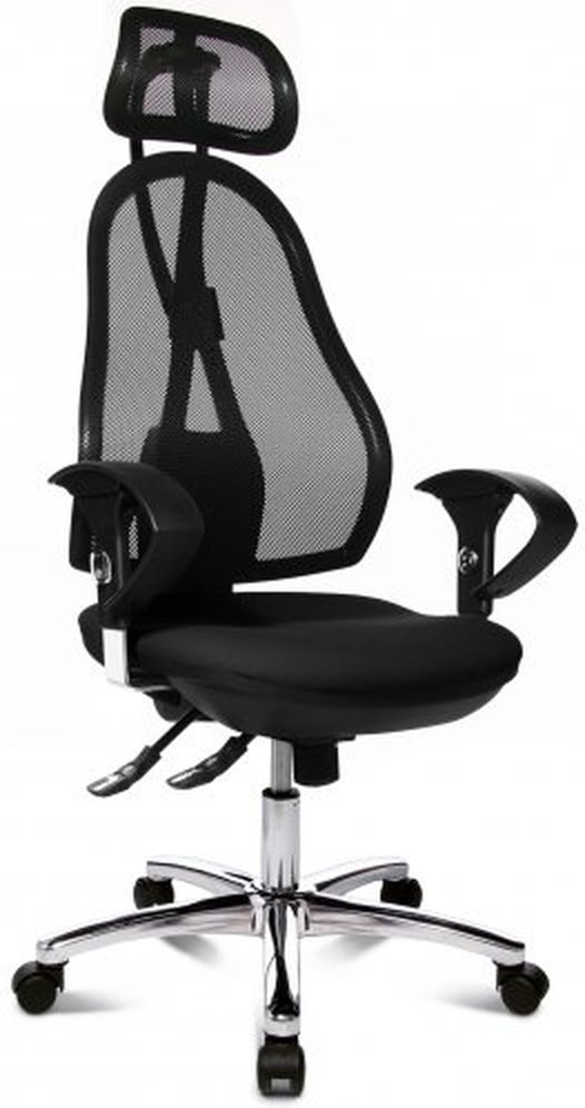 OPEN POINT SY SOMO - Profi Chefsessel Schwarz Stoff