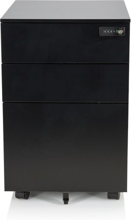 COLOR OS I | Metall - Rollcontainer Schwarz