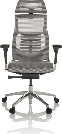 POFIT GEN2 - High End Bürostuhl Hellgrau