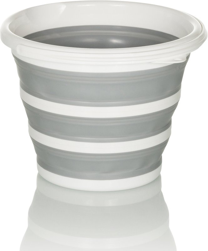 CLEAN SILR | 10L - Faltbehälter Grau / Weiß