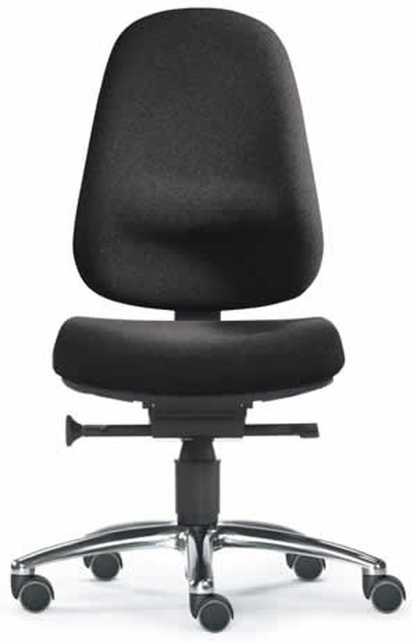 ZERO 12 - Profi Bürostuhl Schwarz Stoff