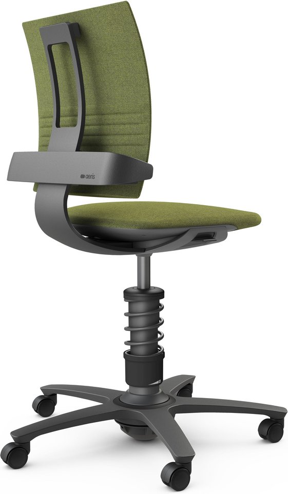 AERIS 3DEE - Swopper Standard Wollmischung meliert Gestell Schwarz Grün