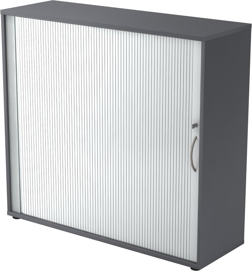 BETA 1733S | Rollladenschrank | 3 OH - Bogengriff Metall Graphit