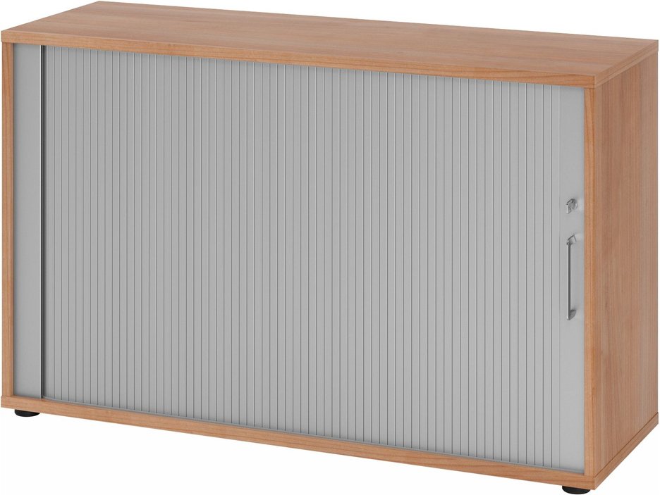 BETA 1732S | Rollladenschrank | 2 OH - Nussbaum Metallgriff
