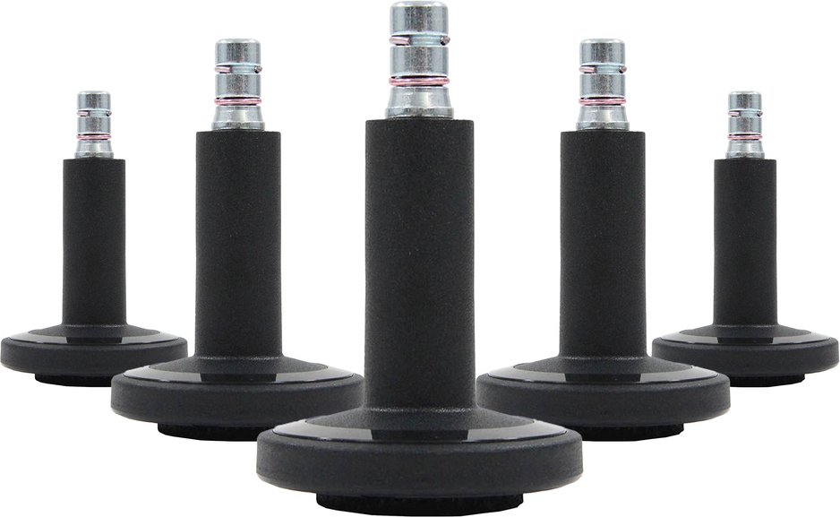 STATO-M | 11 mm | Hartboden - Stuhlrollen Schwarz