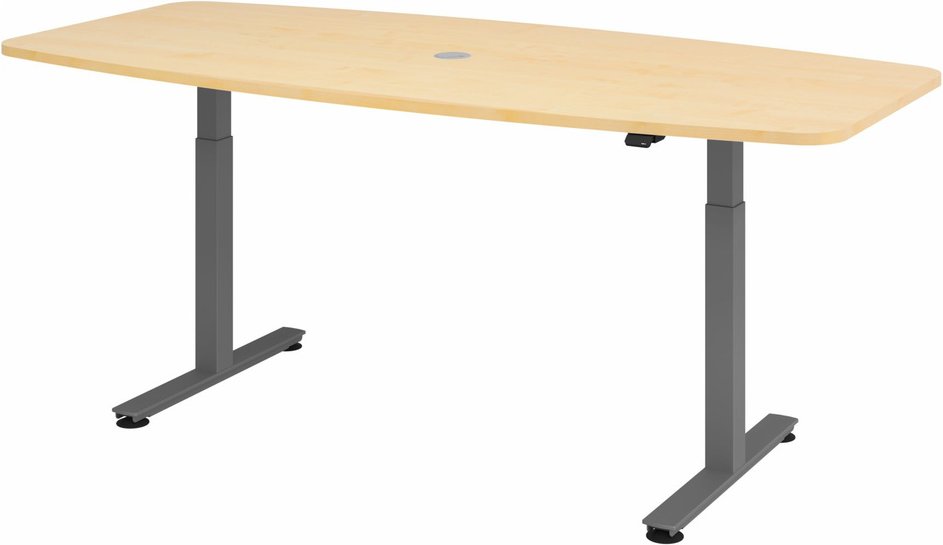 XMST 22 G | 220x103 | Schreibtisch elektrisch höhenverstellbar - Ahorn 220 x 103 elektrisch höhenverstellbar
