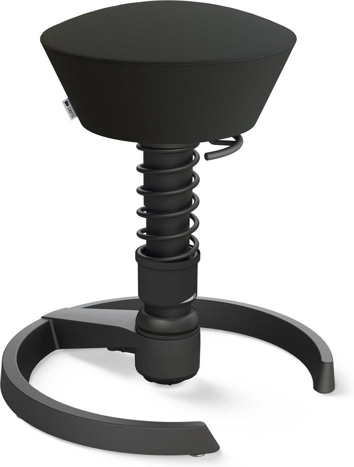 AERIS SWOPPER MIT GLEITER - Swopper Standard Kunstleder Schwarz Gestell Schwarz