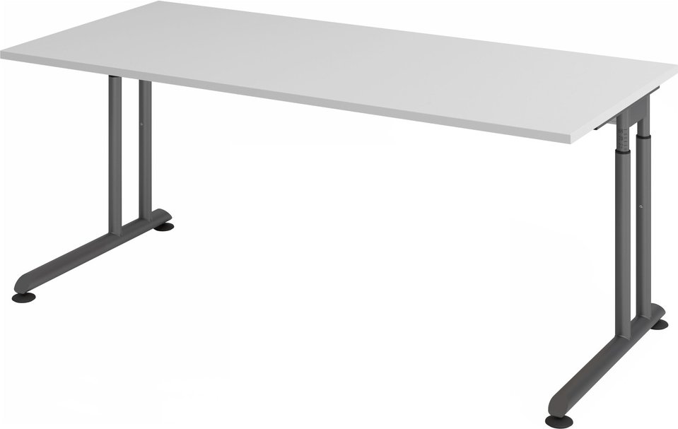 Thumbnail - ZENO 19 G | Schreibtisch - 180 x 80 höhenverstellbar Grau/Graphit