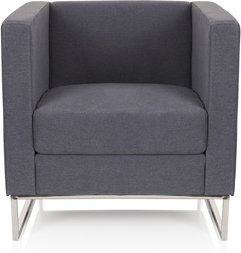 BARBADOS | 1-Sitzer - Polstersessel Dunkelgrau