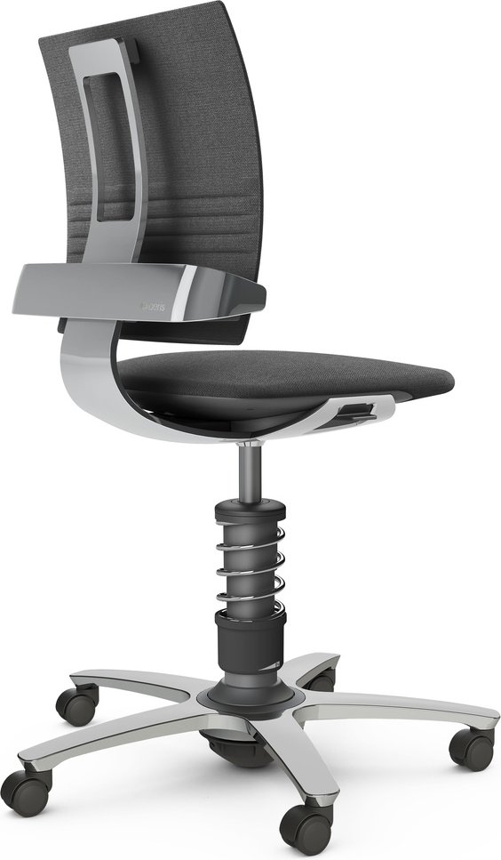 AERIS 3DEE - Swopper Standard Polyester Gestell Hochglanz poliert Melange Grau meliert