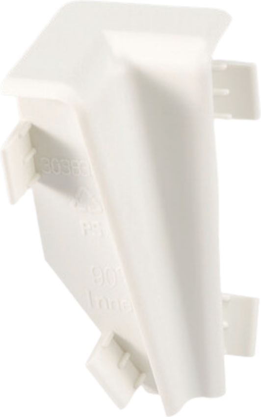 Innenecke Profil 3 PK Fußleiste (4erPack) 2001 Weiß