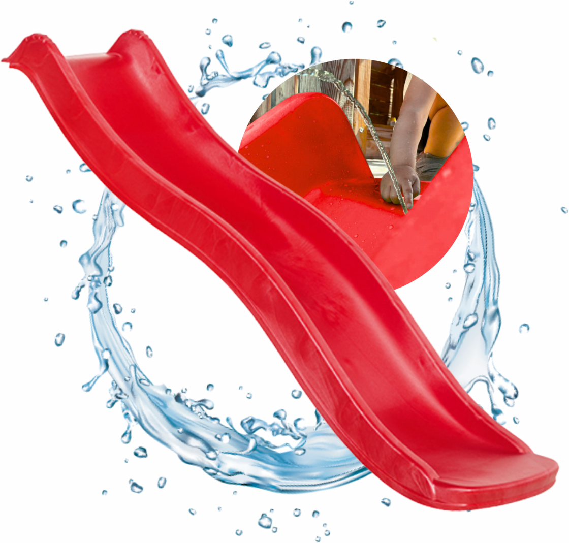 Kinderrutsche WAVE 175 m Podesthöhe 090 m Rot