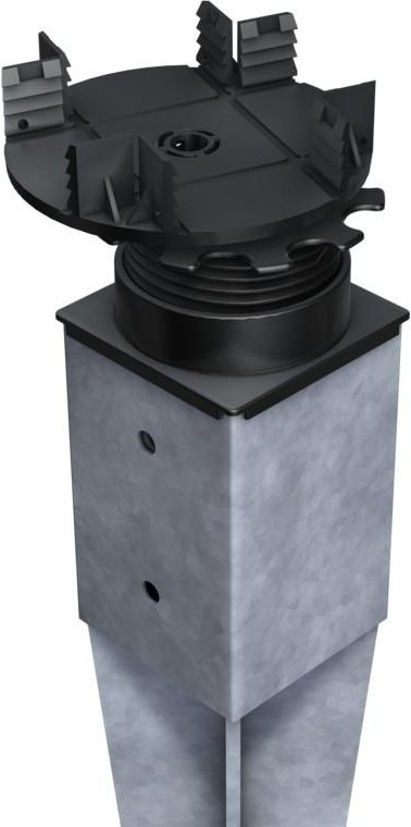 Terrassenlager FLEX FLEXCLIP für Einschlaghülsen 9 x 9 cm Flex Clip