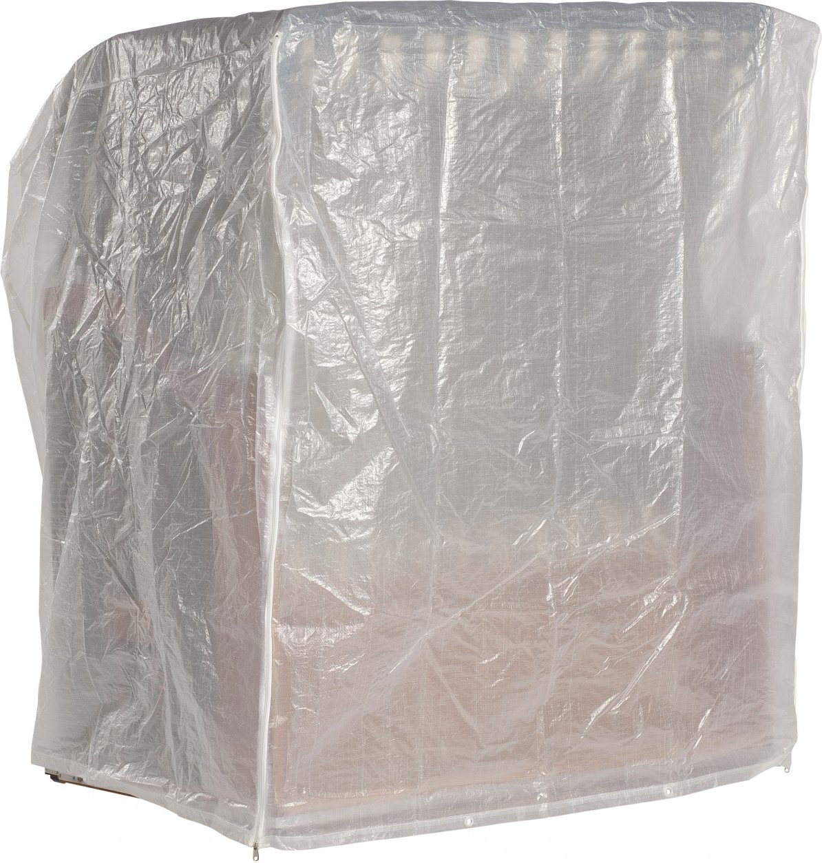 Strandkorb Schutzhülle weiß 135 cm