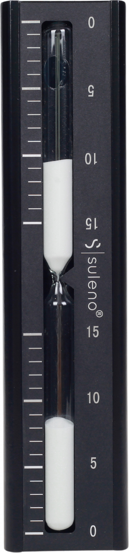 Sanduhr KJELL 5  15 Minuten Schwarz