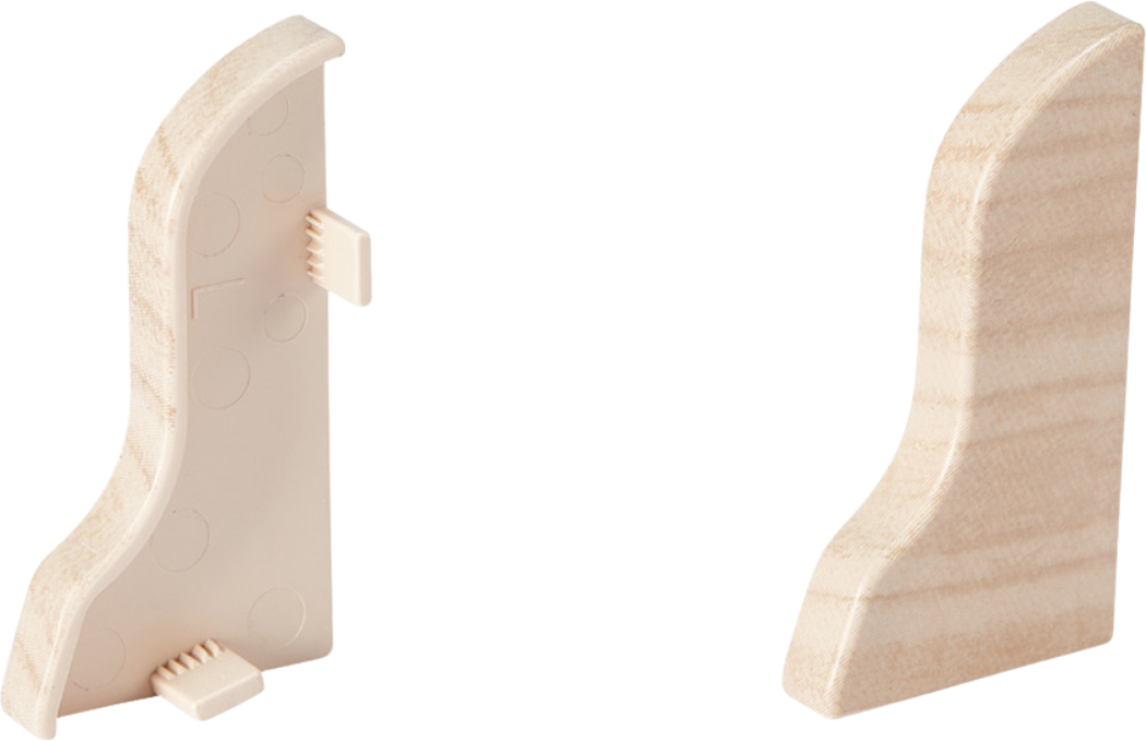 Endkappe Profil 1 MK Fußleiste (Set) 2034 Eiche hell