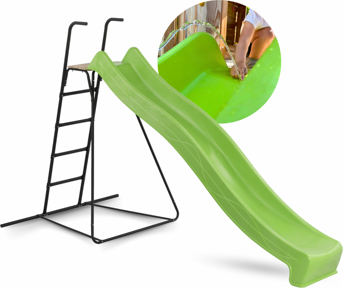 Rutsche WATERSLIDE 290 m mit Leiter Grün