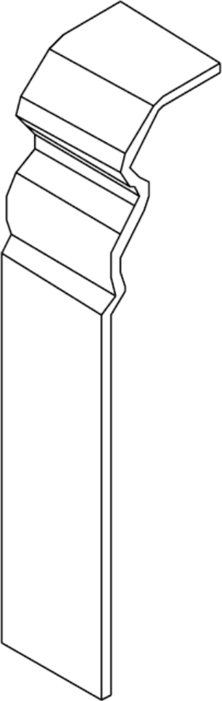 Verbindungsstück selbstklebend Profil 10 PK Fußleiste Weiß 2001 (2erPack)