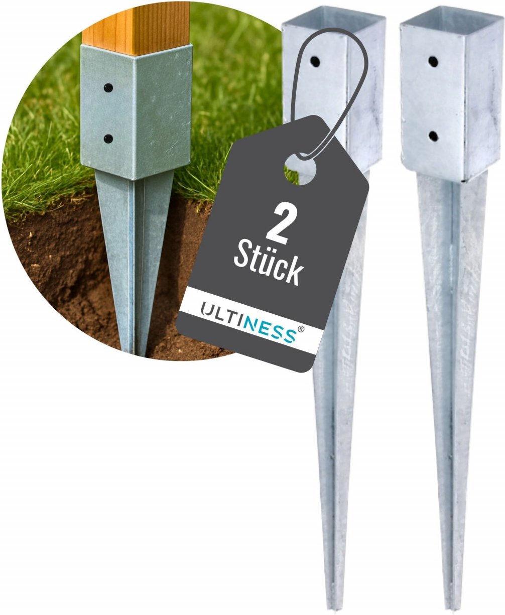 Einschlaghülse feuerverzinkt 71 91 mm 71 mm 2erSet