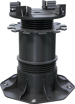 Terrassenlager CLIP Stellfüße verstellbar 25225 mm Höhe 145225 mm