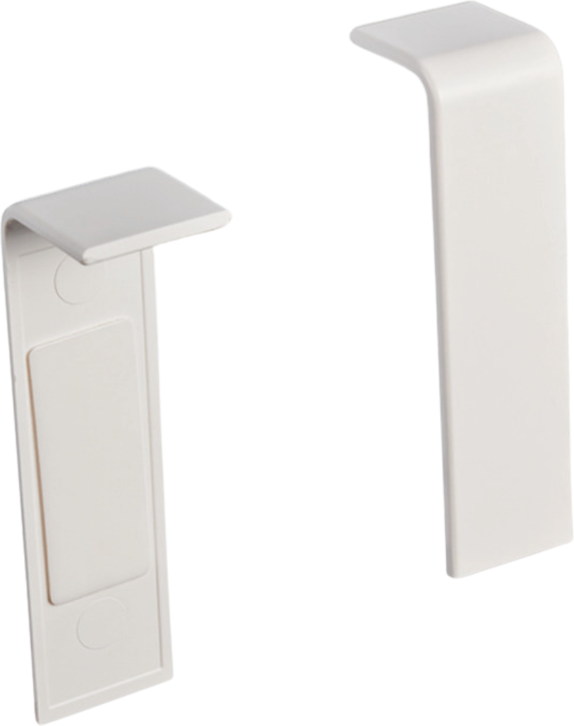 Verbindungsstück selbstklebend Profil 15 MK 20 PK Fußleiste (2erPack) 2001 Weiß