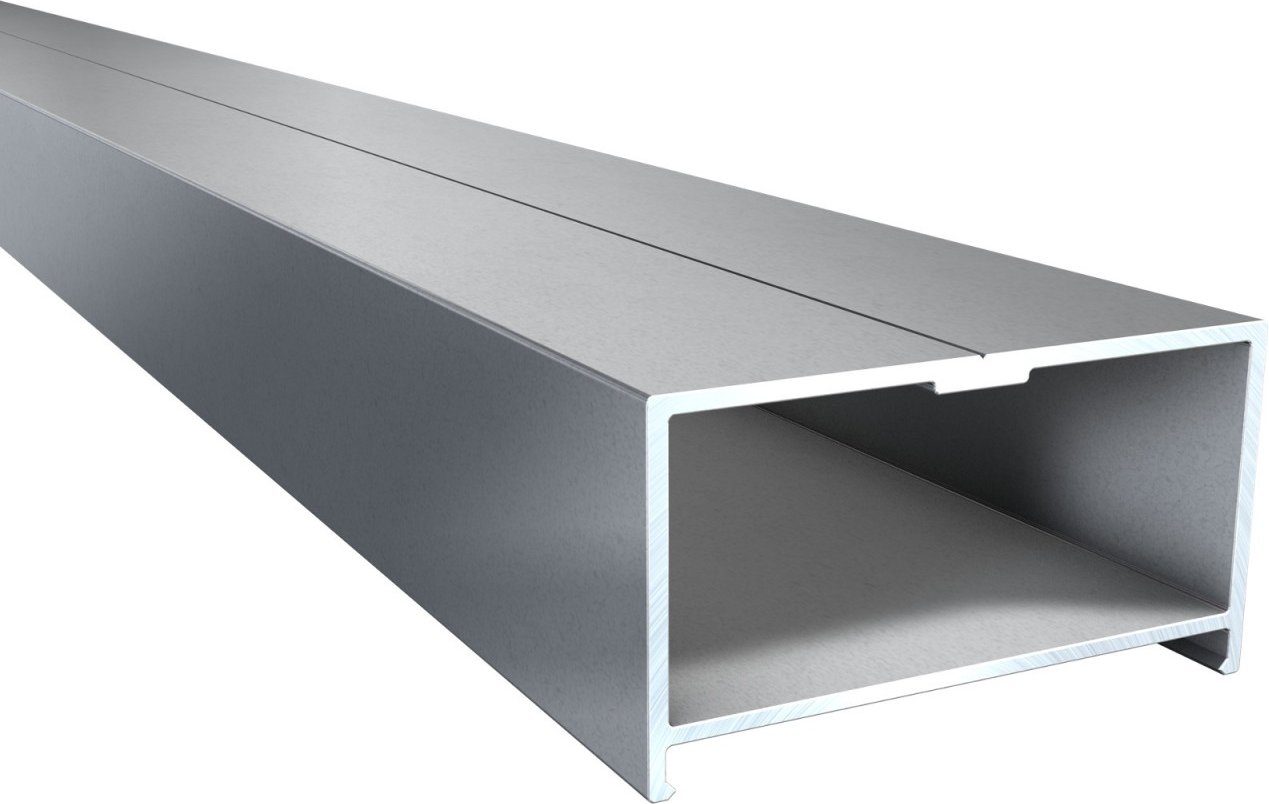 AluUnterkonstruktion BASEDECK Schiene BASEIsostep blank