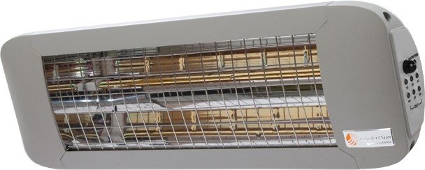 Terrassenheizstrahler ComfortSun24 1400 W Titan Mit Fernbedienung White Glare Weißes Licht