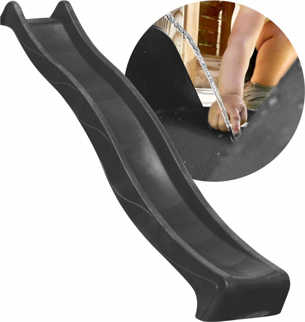 Wellenrutsche WATERSLIDE 290 m Podesthöhe 150 m Anthrazit