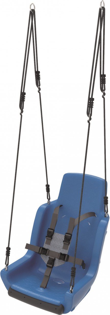 Behinderten Schaukelsitz mit 5PunktGurt Blau