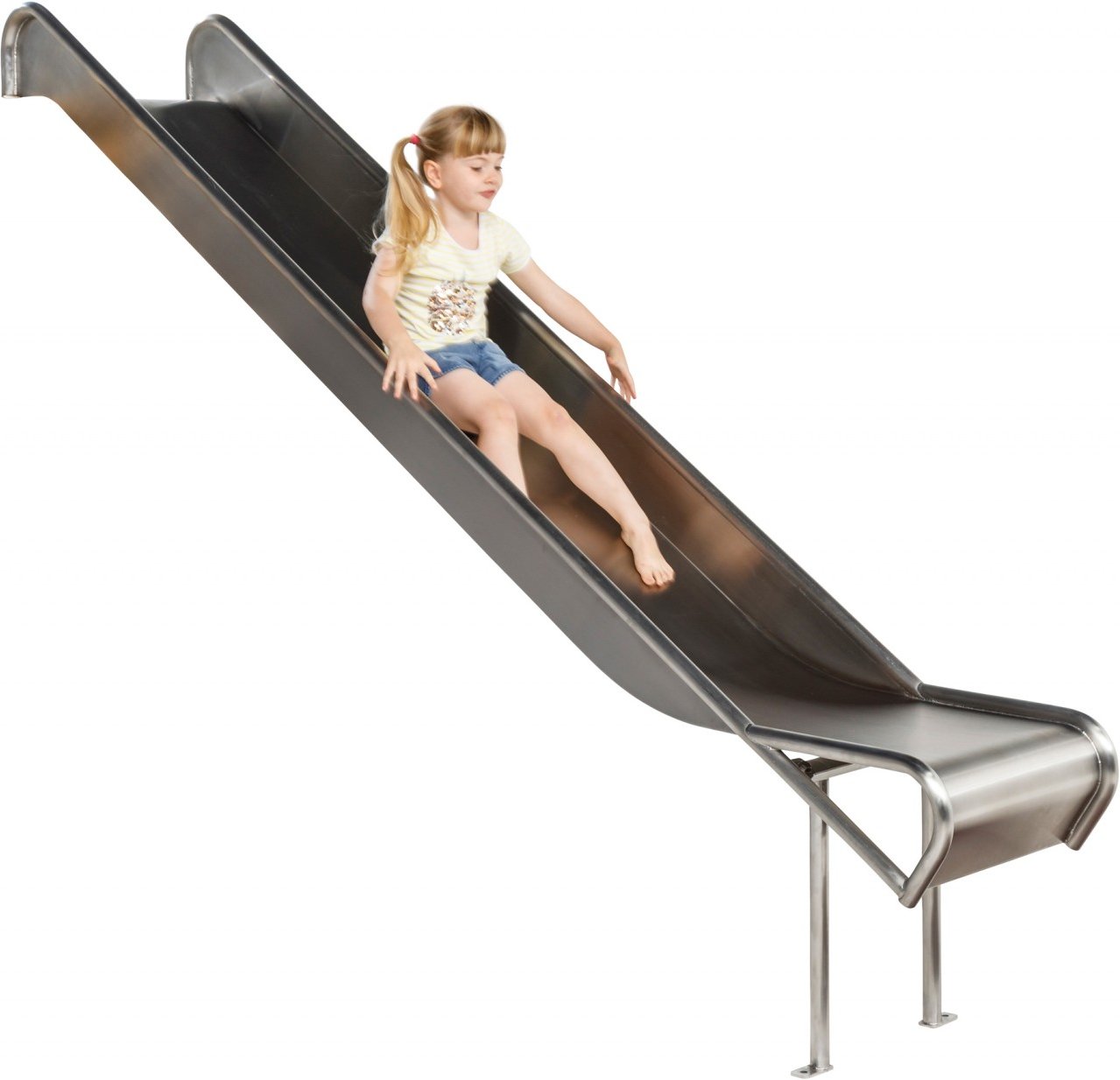 Rutsche STEGON Edelstahl 215 m 237 m 280 m Länge 280 m Podesthöhe 130 150 cm