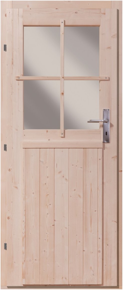 Gartenhaus Einflügeltür 28 mm 94 x 183 cm