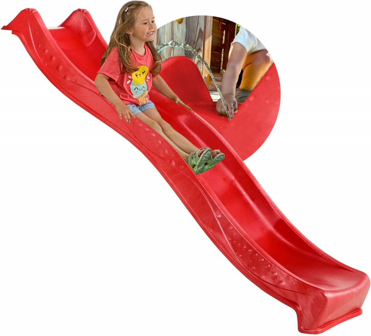 Thumbnail - Wellenrutsche WATERSLIDE 230 m Podesthöhe 120 m Rot