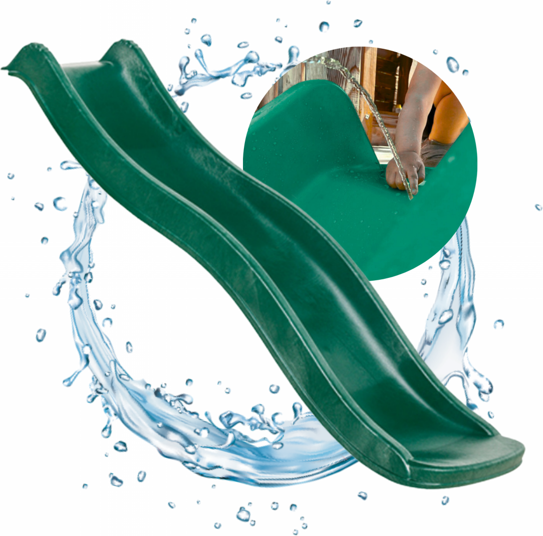 Kinderrutsche WAVE 175 m Podesthöhe 090 m Dunkelgrün