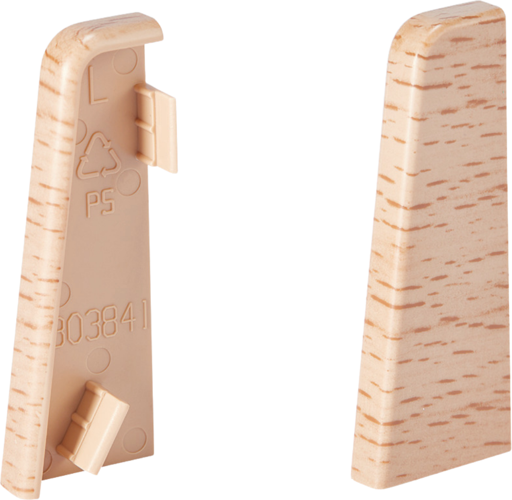 Endkappe Profil 3 PK Fußleiste (Set) 2011 Buche