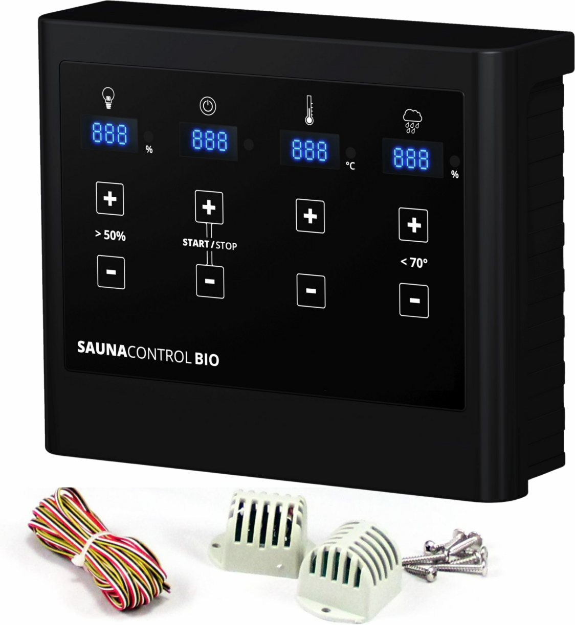Steuergerät für BioSaunaöfen Saunasteuerung für Feuchte & Temperatur (35 90 kW)