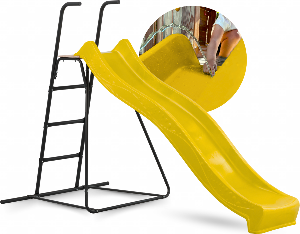 Rutsche WATERSLIDE 230 m mit Leiter Gelb