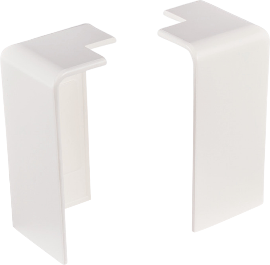 Außenecke selbstklebend Profil 15 MK 20 PK Fußleiste (2erPack) 2001 Weiß