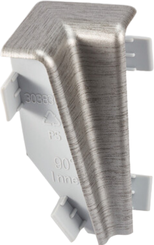 Innenecke Profil 3 PK Fußleiste (4erPack) 2002 Edelstahl